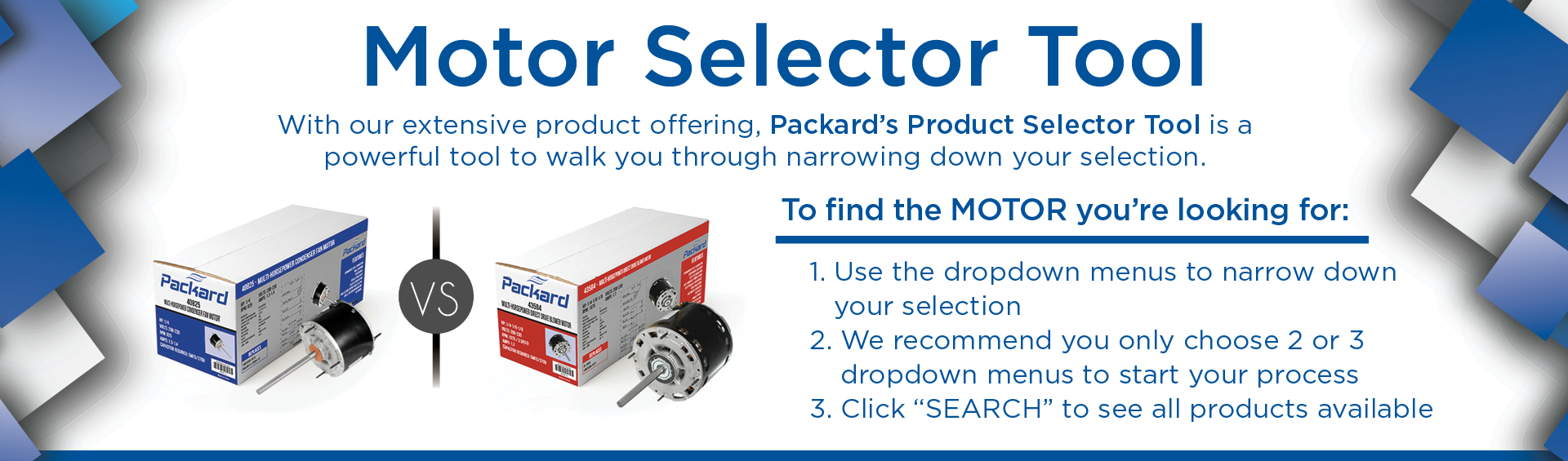 Product Selector Tool - Motors